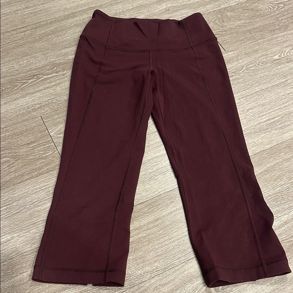 Maroon Yoga Pants